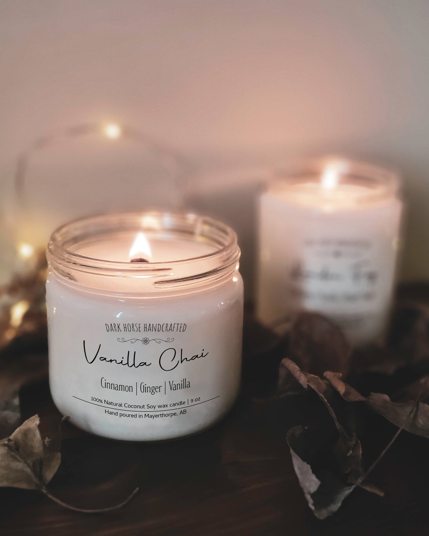 Vanilla Chai - 100% Natural Coconut Soy Wax Candle: 3.5 oz