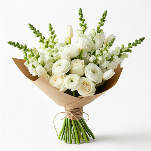 Medium White Flower Bouquet