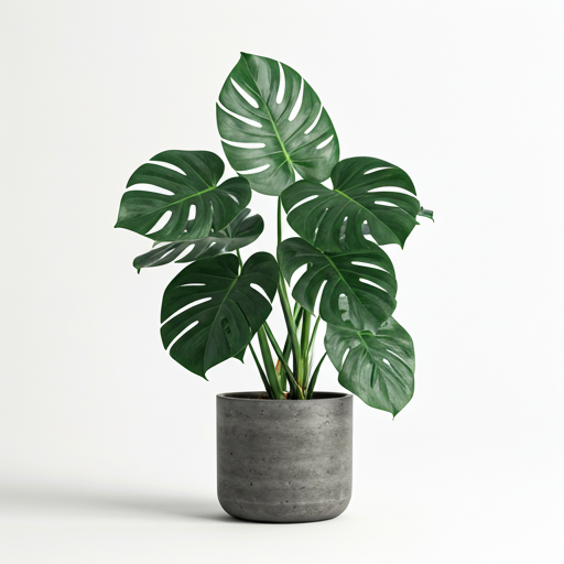 Monstera Plant in Pot