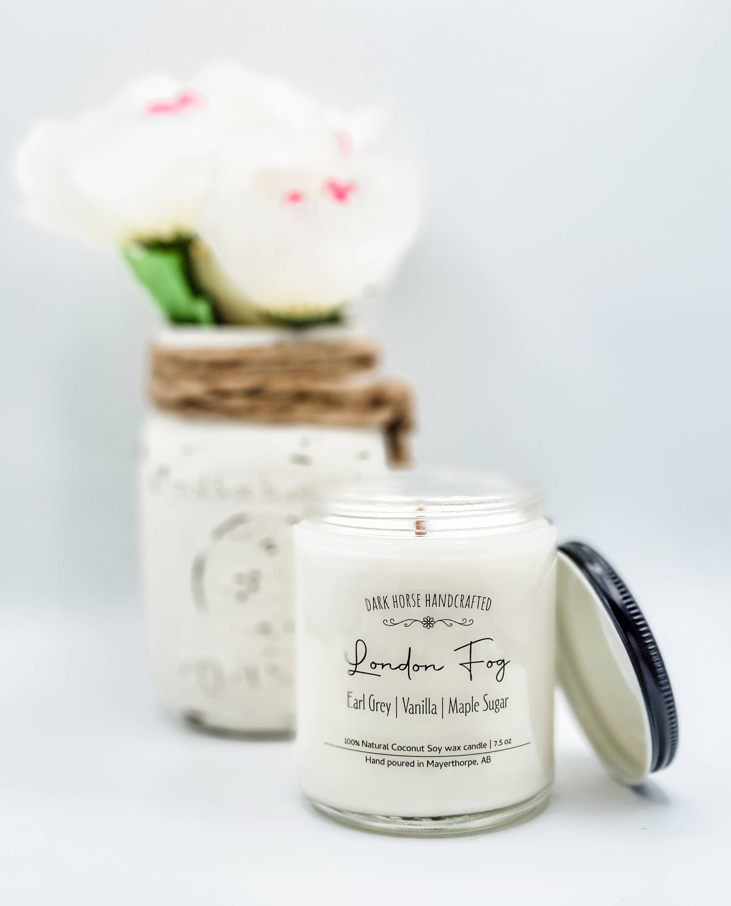 London Fog - 100% Natural Coconut Soy Candle: 3.5 oz