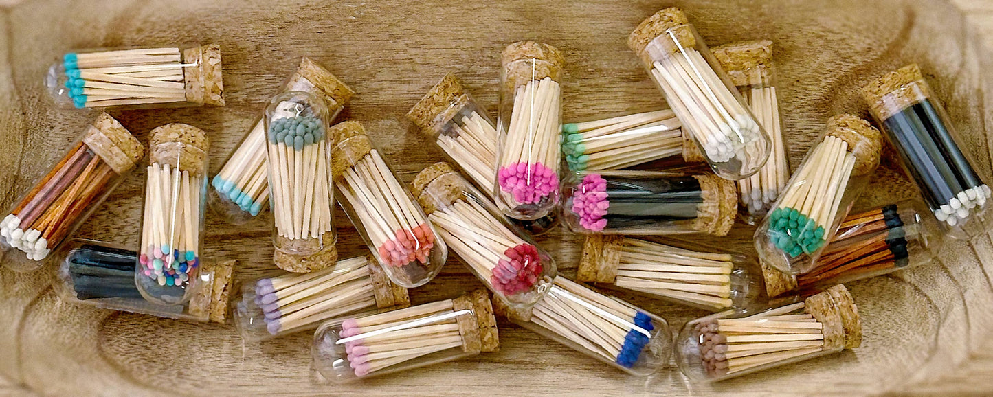 2" Matches + Mini Cloche - Colors of Your Choice + Strikers: Rainbow